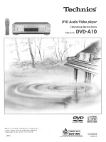 Technics - DVDA-10 - Owners manual-1